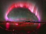 Red Aurora Borealis