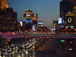 Las Vegas at night.