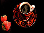 starwberry & coffee