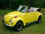 '73 VW Super Beetle Convertible